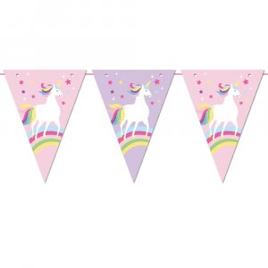 Fahnenbanner - Einhorn - 3 Meter Fahnenbanner - Einhorn - 3 Meter