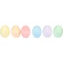 Straenmalstifte - Eier - Pastellfarben - 6er-Pack