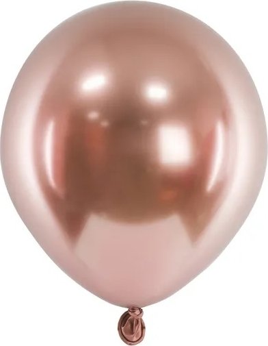 Glänzender Ballon - Roségold - 12 cm Glänzender Ballon - Roségold - 12 cm