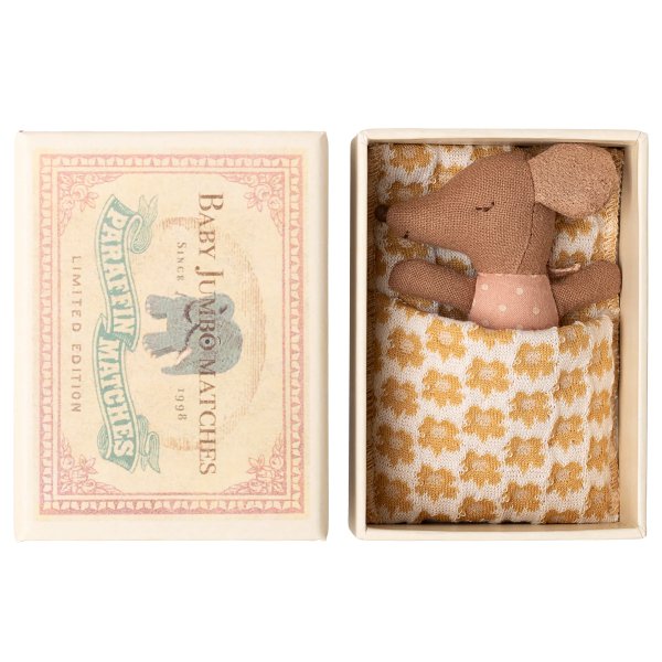 Babymaus in Streichholzschachtel - Sleepy/Wake - Pink Babymaus in Streichholzschachtel - Sleepy/Wake - Pink