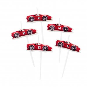 Tortenkerzen - Racing 5er-Pack Tortenkerzen - Racing 5er-Pack