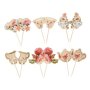 Dekostäbchen - Rosa - 12er-Packung Dekostäbchen - Rosa - 12er-Packung