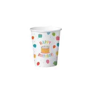 Pappbecher - Happy Birthday Kids - 8er-Packung Pappbecher - Happy Birthday Kids - 8er-Packung