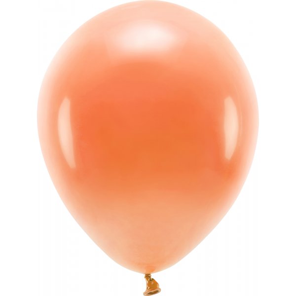 Einfarbige Luftballons - Eco 30 cm - Orange - 10er-Pack