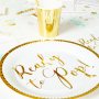 Pappteller - Ready to Pop - Mint/Gold - 8er-Pack Pappteller - Ready to Pop - Mint/Gold - 8er-Pack