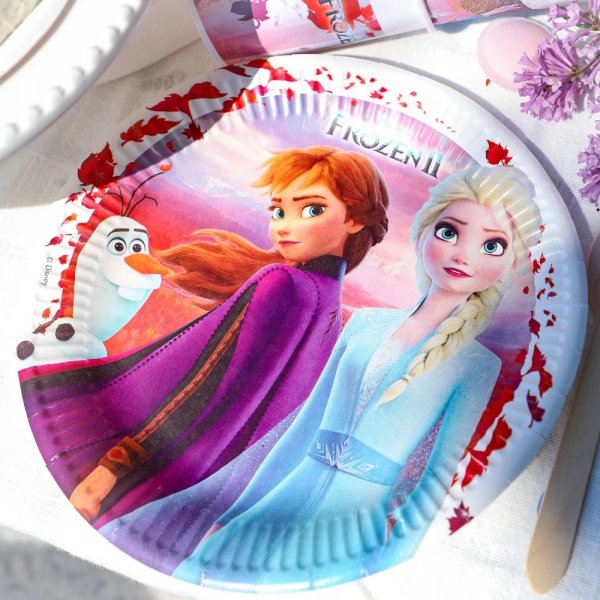 Pappteller - Frozen 2 - 8er-Packung - 23 cm Pappteller - Frozen 2 - 8er-Packung - 23 cm