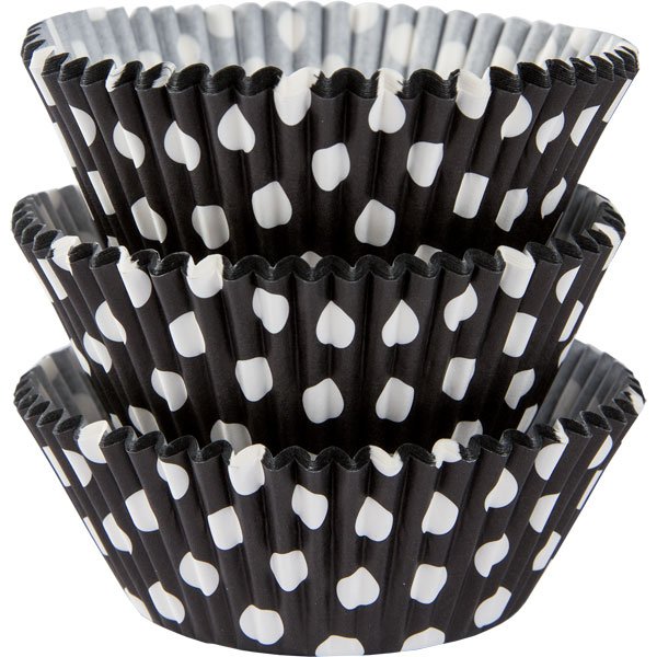 Muffinformen - Dotted Black - 75 Stück Muffinformen - Dotted Black - 75 Stück