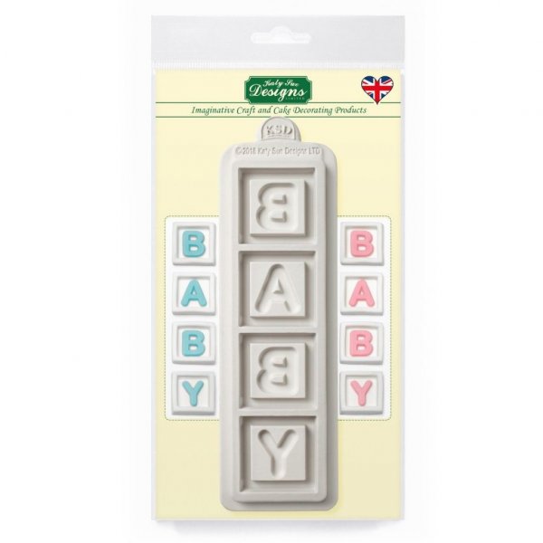 Silikonform - Katy Sue - Babyblcke