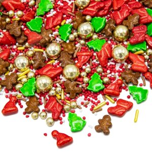 Weihnachtsstreusel-Mix - Fröhliche Streusel - Santas Lieblingsmischung Weihnachtsstreusel-Mix - Fröhliche Streusel - Santas Lieblingsmischung