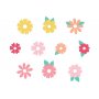Getrnkeanhnger - Blumen - 10er-Pack