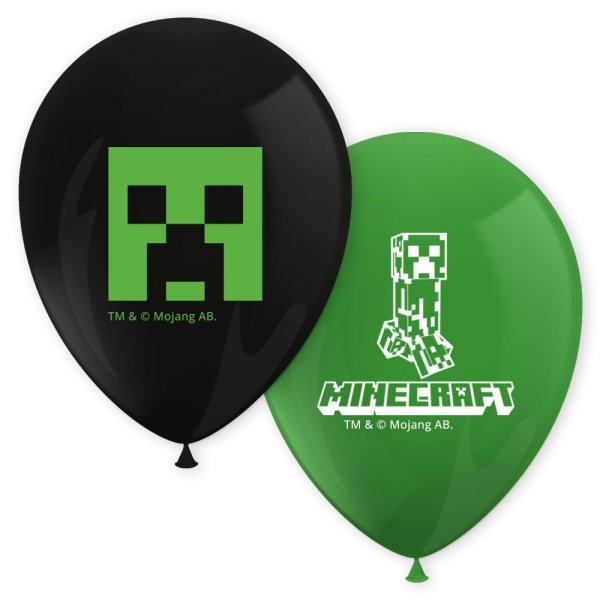 Ballons - Minecraft - 8er-Pack Ballons - Minecraft - 8er-Pack