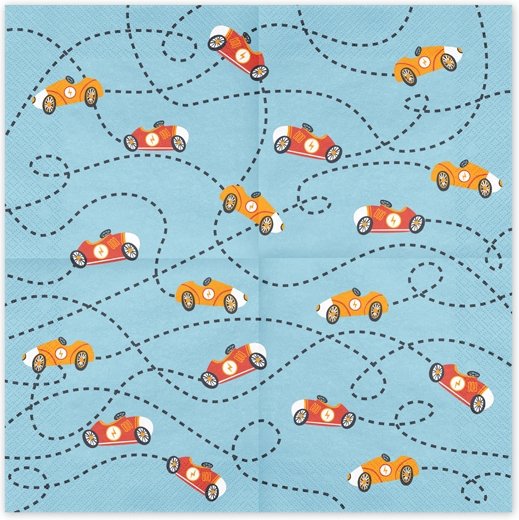 Servietten - Racing - 12er-Pack