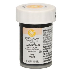 Pastefarbe - Beige (Elfenbein) - 28 g - Wilton Pastefarbe - Beige (Elfenbein) - 28 g - Wilton
