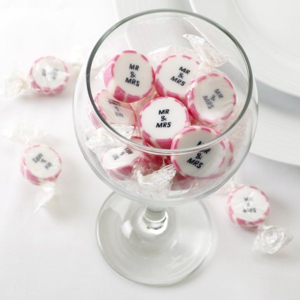 Karamellbonbons - Mr & Mrs - ca. 50 Stück Karamellbonbons - Mr & Mrs - ca. 50 Stück