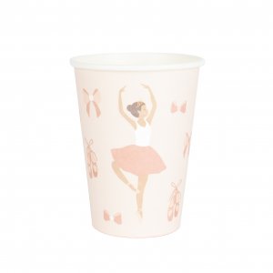 Pappbecher - Charmante Ballerina - 8er-Packung Pappbecher - Charmante Ballerina - 8er-Packung