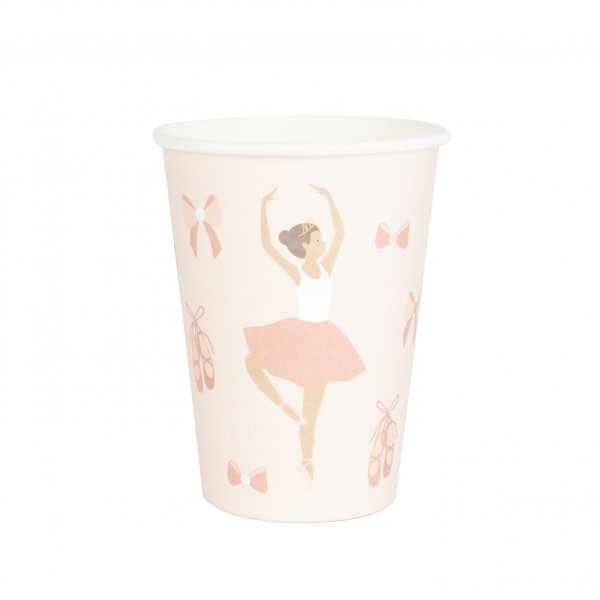 Pappbecher - Charmante Ballerina - 8er-Packung Pappbecher - Charmante Ballerina - 8er-Packung