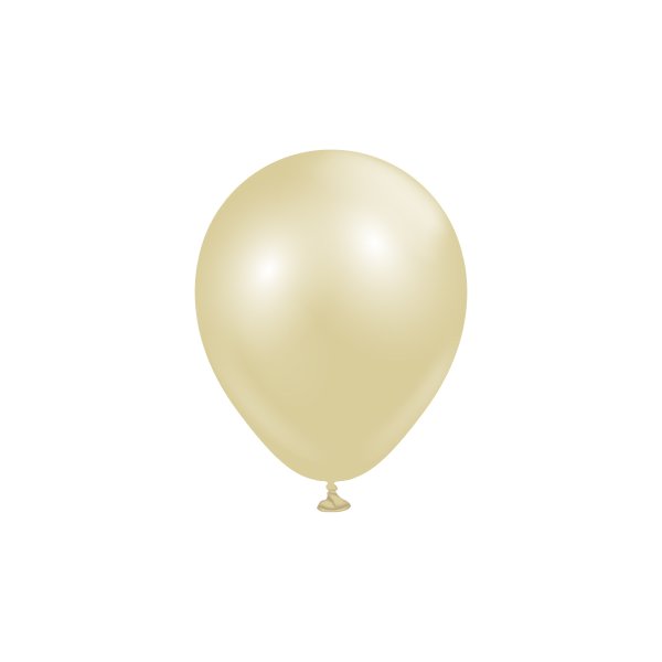 Mini-Ballons, einfarbig - Premium 13 cm - Aura Antikgold - 25er-Packung Mini-Ballons, einfarbig - Premium 13 cm - Aura Antikgold - 25er-Packung
