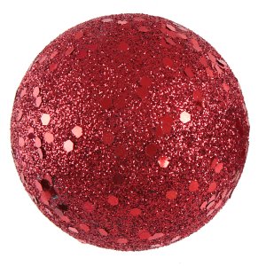 Glitzerkugeln - Rot - 1 cm - 50 Stück Glitzerkugeln - Rot - 1 cm - 50 Stück