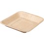 Teller aus Palmblttern - Gropackung 25 Stck - 24 cm