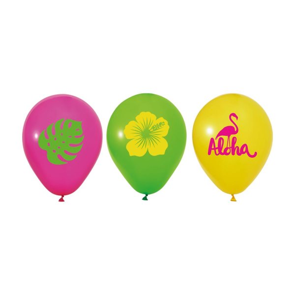 Luftballons - Aloha - 30 cm - 6er-Pack