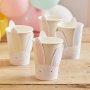 Pappbecher - Hasenohren - 6er-Pack