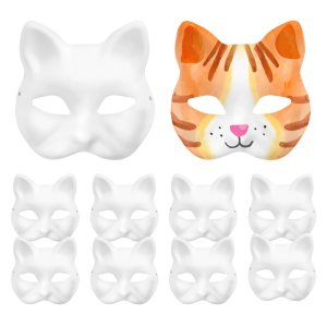 Partymasken - DIY - Katzen - 10er-Pack Partymasken - DIY - Katzen - 10er-Pack