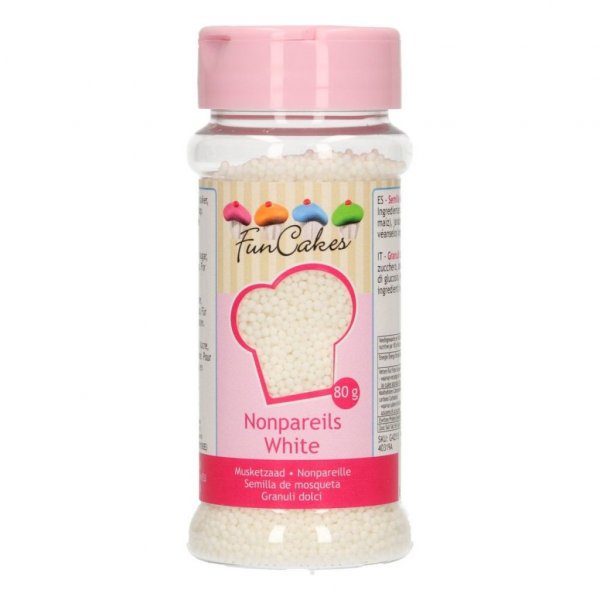 Zuckerperlen - Mini - Weiß