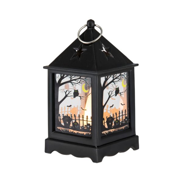 Kleine Kerzenlaterne - LED - Halloween - 12 cm Kleine Kerzenlaterne - LED - Halloween - 12 cm