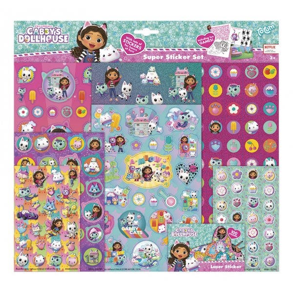 Aufkleber - Gabbys Puppenhaus - Super-Set Aufkleber - Gabbys Puppenhaus - Super-Set