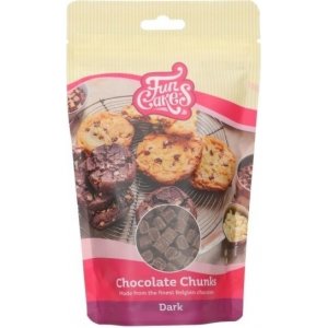 Schokoladenstückchen - Zartbitterschokolade - Funcakes - 350 g Schokoladenstückchen - Zartbitterschokolade - Funcakes - 350 g