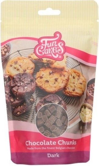 Schokoladenstückchen - Zartbitterschokolade - Funcakes - 350 g Schokoladenstückchen - Zartbitterschokolade - Funcakes - 350 g