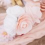 K�nstlicher Blumenstrau� - Rosa - 8 cm / 15 cm