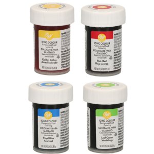 Nudeln in verschiedenen Farben - Wilton - Blau, Rot, Gelb, Grün - 4 x 28 g Nudeln in verschiedenen Farben - Wilton - Blau, Rot, Gelb, Grün - 4 x 28 g