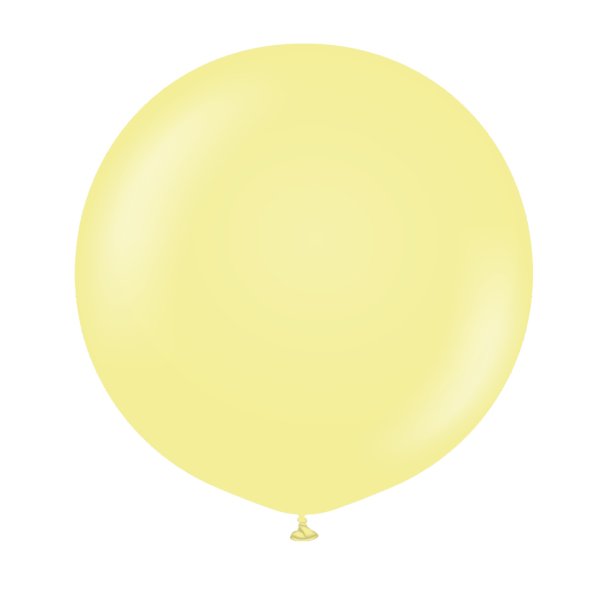 Luftballons, einfarbig - Premium 60 cm - Macaron-Gelb - 2er-Pack Luftballons, einfarbig - Premium 60 cm - Macaron-Gelb - 2er-Pack