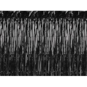 Party-Dekoration - Schwarz - 1 x 2 m Party-Dekoration - Schwarz - 1 x 2 m