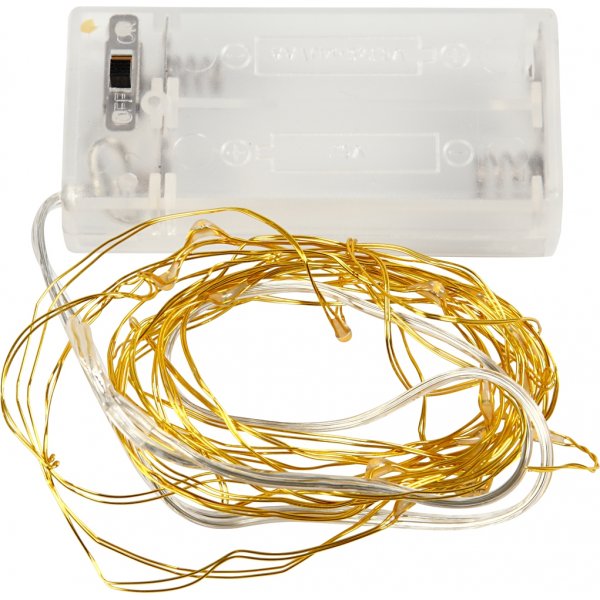 LED-Lichterkette - Gold - L: 3,15 m