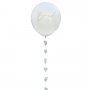Ballon mit Schweif - Braut in spe - Weiß - 45 cm Ballon mit Schweif - Braut in spe - Weiß - 45 cm