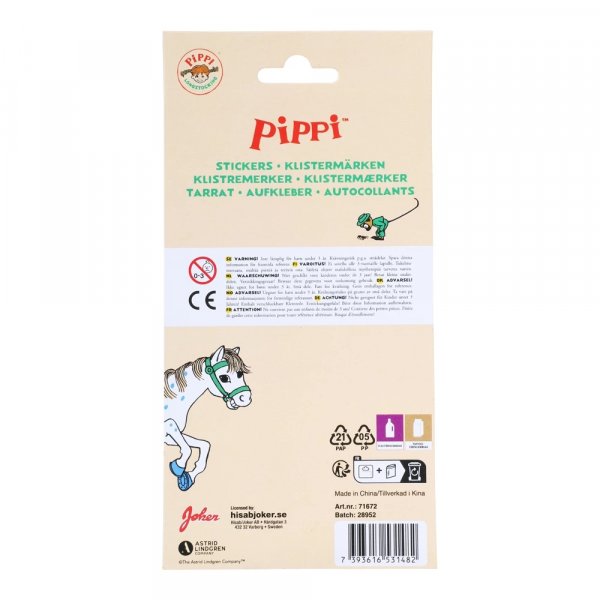 Aufkleber - Pippi Langstrumpf Aufkleber - Pippi Langstrumpf