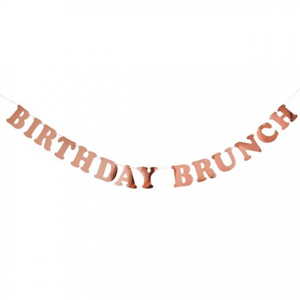 Banner - Geburtstagsbrunch - Rosgold