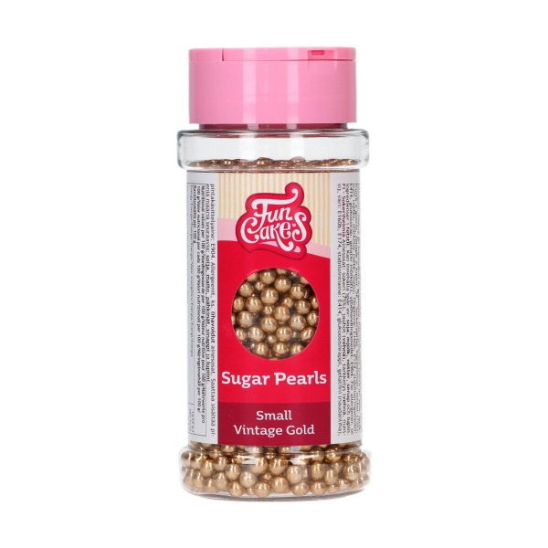 Schokoladenperlen - Medium Vintage Gold - 80 g Schokoladenperlen - Medium Vintage Gold - 80 g