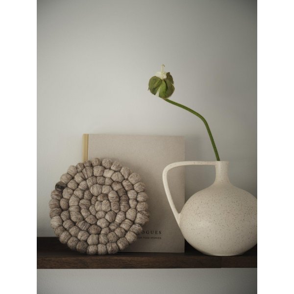 Nisha Untersetzer 20 cm - Nougat