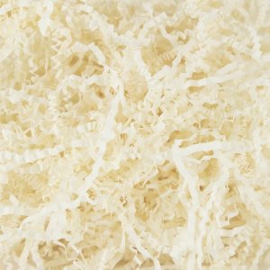 Geschreddertes Seidenpapier für Geschenktüten/-boxen - Elfenbein - 50 g Geschreddertes Seidenpapier für Geschenktüten/-boxen - Elfenbein - 50 g