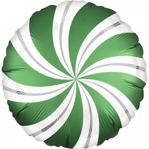 Folienballon - Swirl - Dunkelgrün Folienballon - Swirl - Dunkelgrün