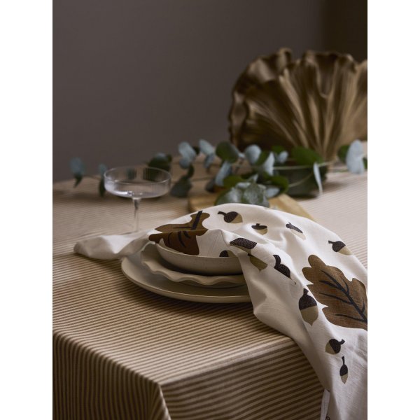 Eichel-Kchentuch 50 x 70 cm - Dunkles Nougat