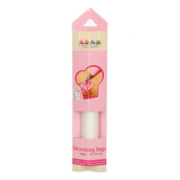 Spritzbeutel - Funcakes - 41 cm - 10er-Pack