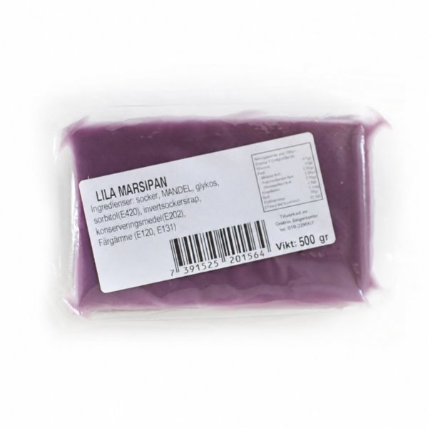 Marzipan Lila - 500 g - Bäckerei Örebro Marzipan Lila - 500 g - Bäckerei Örebro