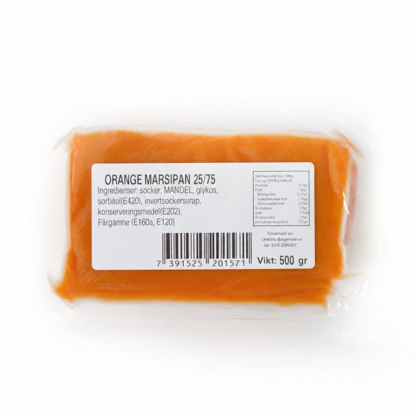 Marzipan-Orange - 500 g - Bäckerei Örebro Marzipan-Orange - 500 g - Bäckerei Örebro