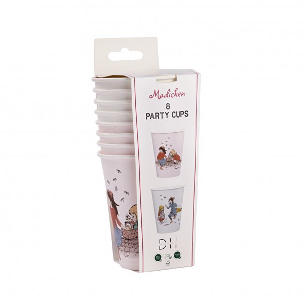 Pappbecher - Madicken 8er-Pack 250ml Pappbecher - Madicken 8er-Pack 250ml