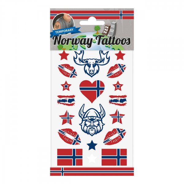 Tattoos Norwegen - Norwegische Flagge Tattoos Norwegen - Norwegische Flagge