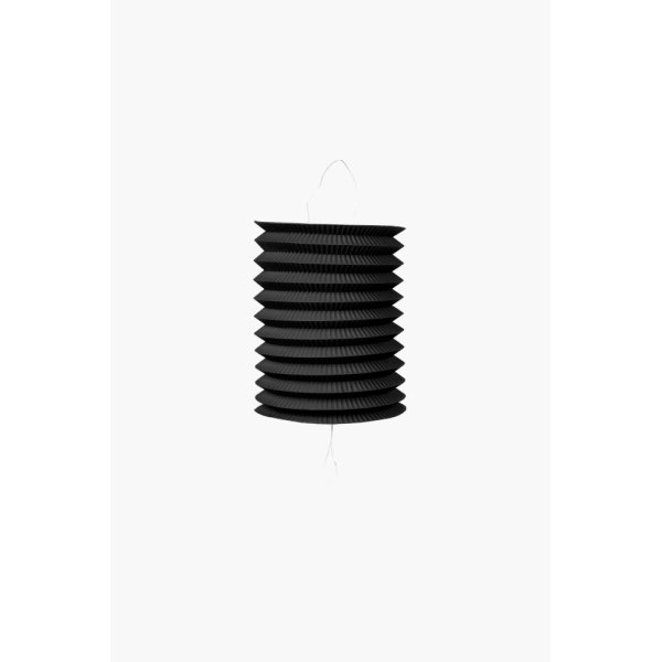 Laterne - Papier - Schwarz - 16 cm Laterne - Papier - Schwarz - 16 cm